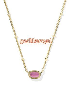 Mini Elisa Gold Satellite Short Pendant Necklace